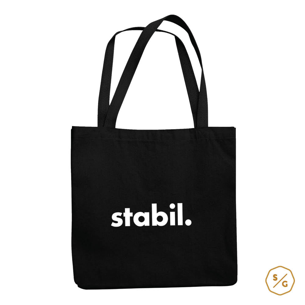 BEDRUCKTE BAUMWOLL-TASCHE • STABIL.