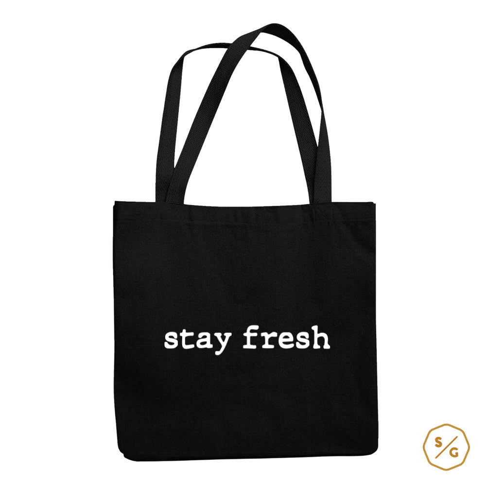 PRINTED COTTON BAG • STAY FRESH