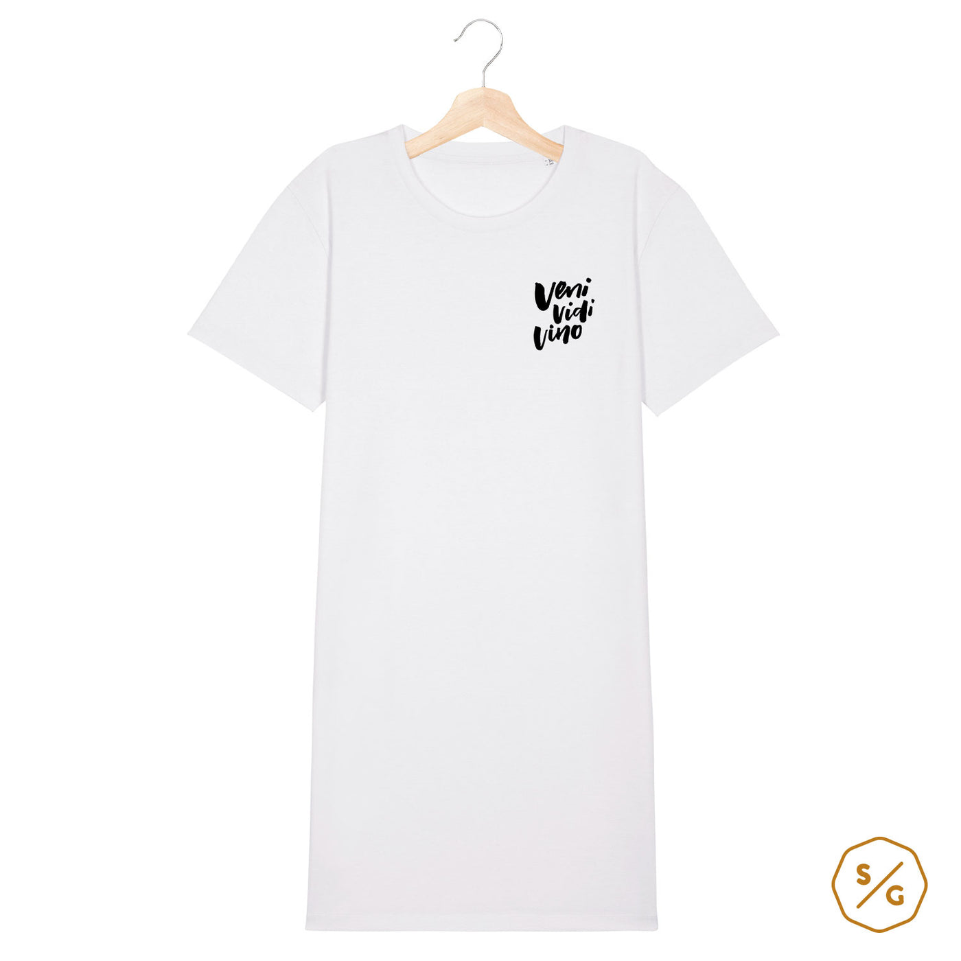 T-SHIRT DRESS • VENI VIDI VINO