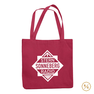 BEDRUCKTE BAUMWOLL-TASCHE • STERN SONNEBERG RADIO