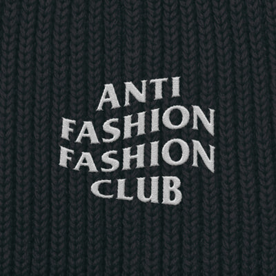 BESTICKTE BEANIE • ANTI FASHION FASHION CLUB