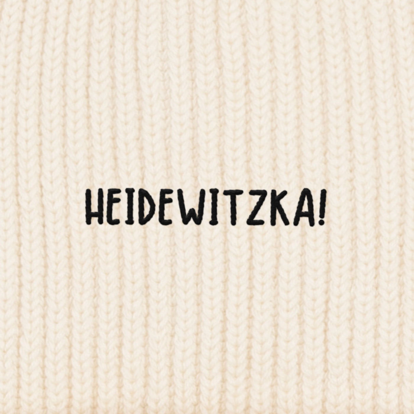 BESTICKTE BEANIE • HEIDEWITZKA