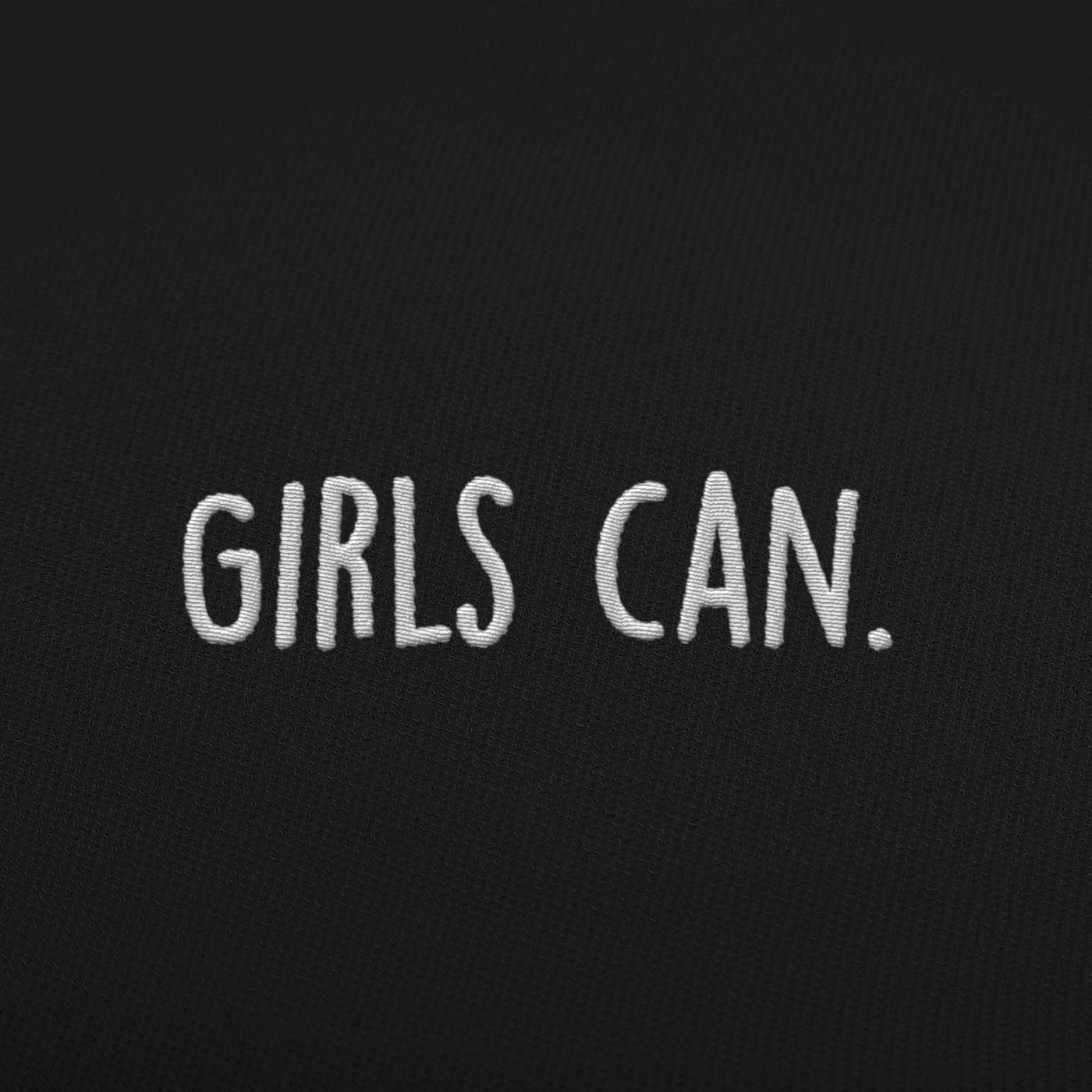 BESTICKTE CAP • GIRLS CAN.