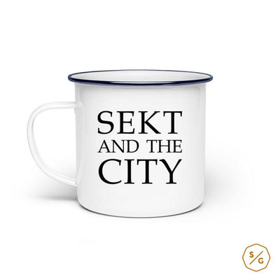 EMAILLE-TASSE (STAHL) • SEKT AND THE CITY