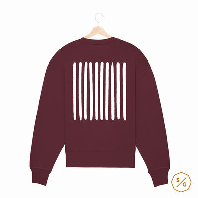 BEDRUCKTER SWEATER • LOGO ZEHN RECORDS