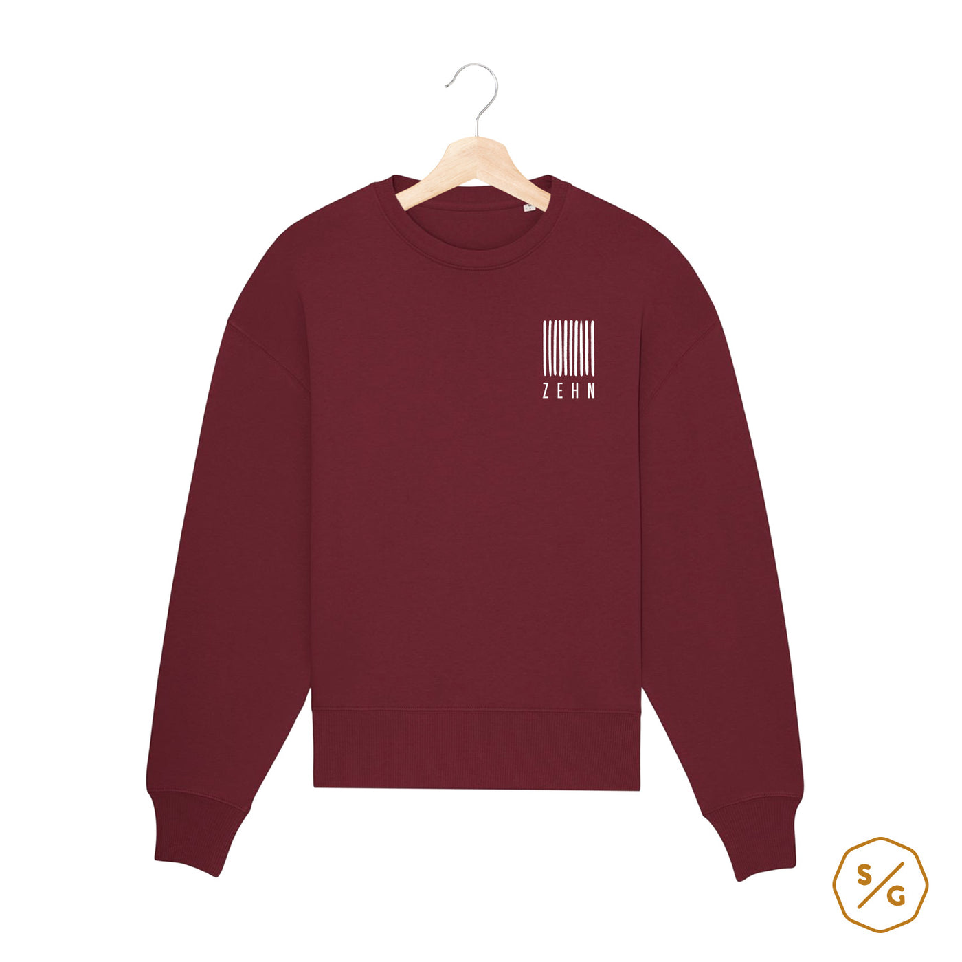 BEDRUCKTER SWEATER • LOGO ZEHN RECORDS