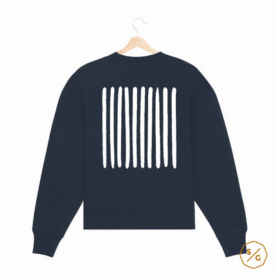 BEDRUCKTER SWEATER • LOGO ZEHN RECORDS