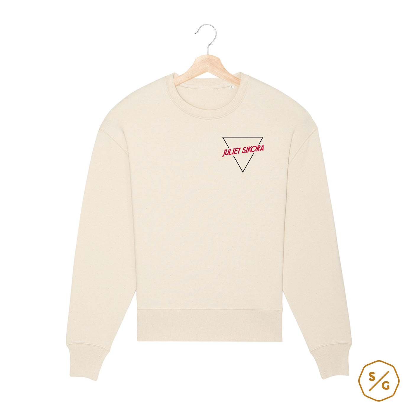 BESTICKTER SWEATER • LOGO JULIET SIKORA