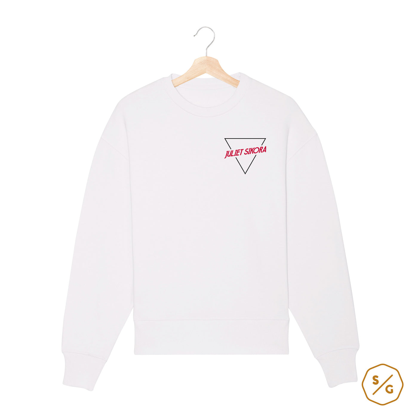 BESTICKTER SWEATER • LOGO JULIET SIKORA