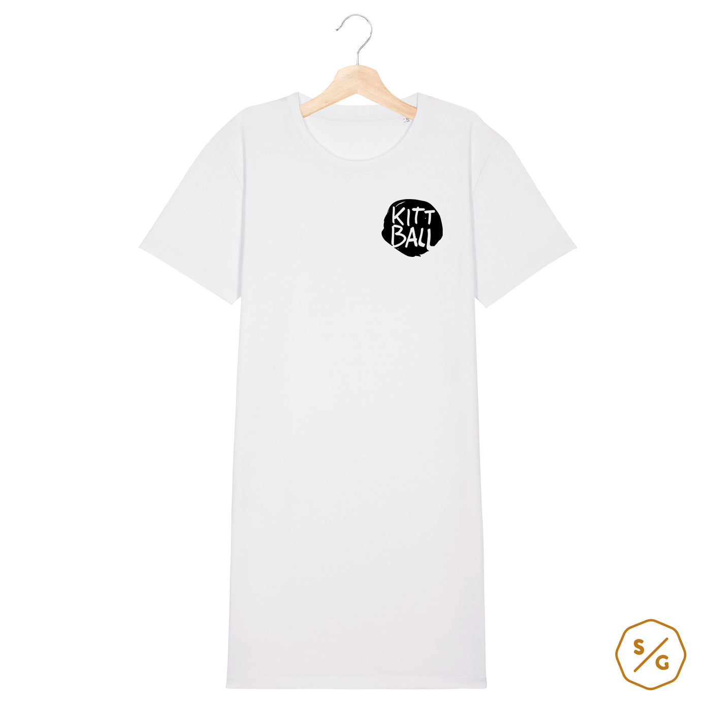 T-SHIRT DRESS • LOGO KITTBALL RECORDS 