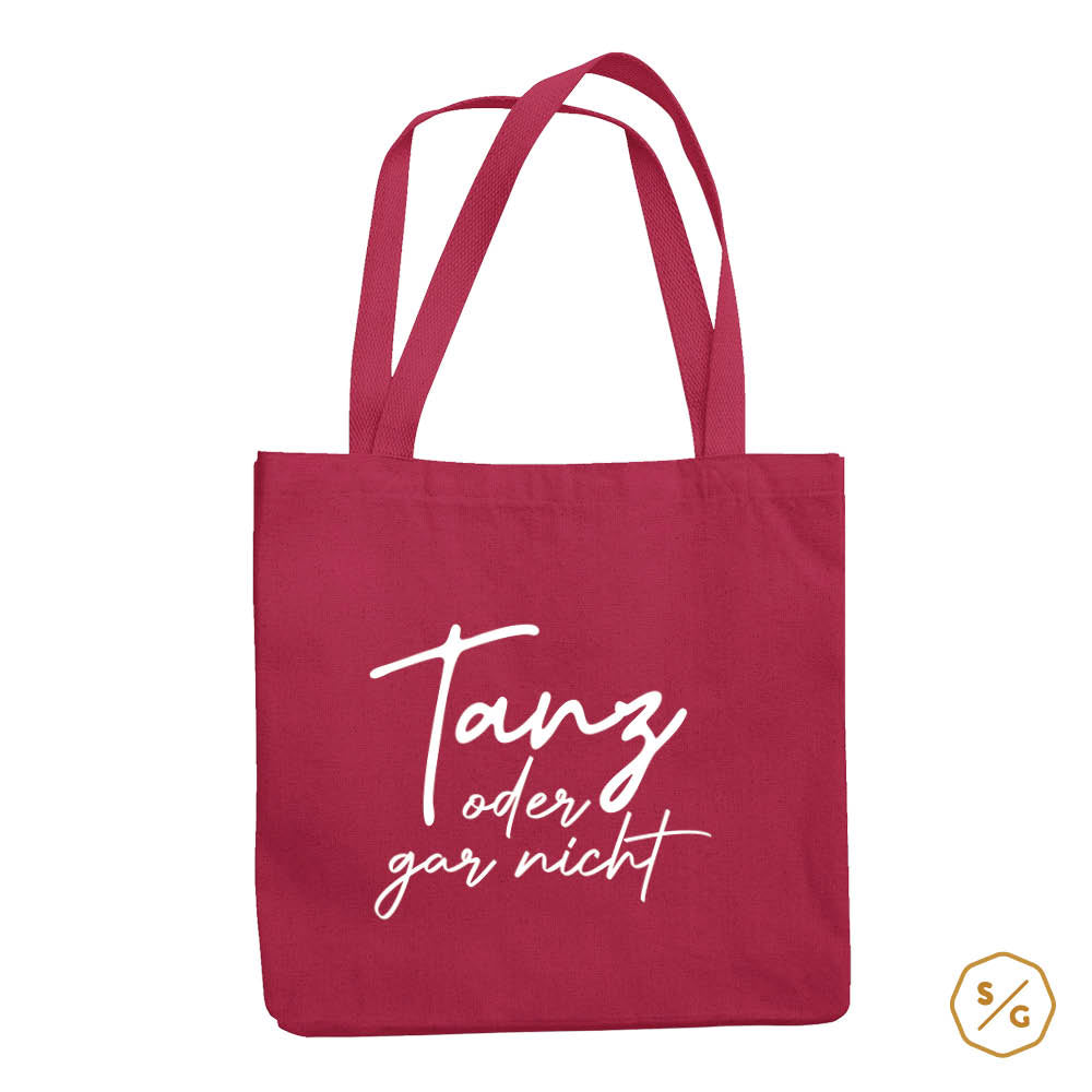 PRINTED COTTON BAG • TANZ ODER GAR NICHT