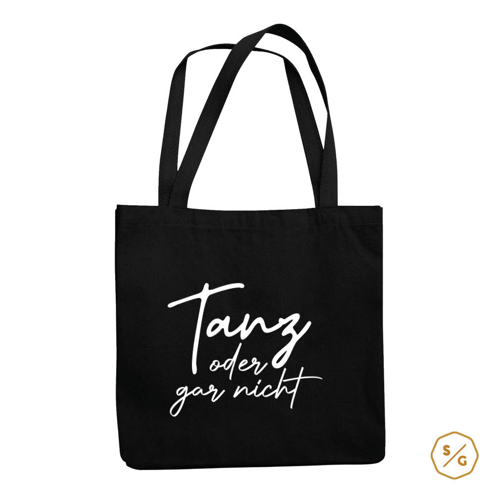 PRINTED COTTON BAG • TANZ ODER GAR NICHT