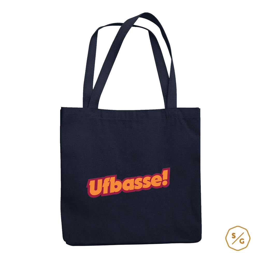 BEDRUCKTE BAUMWOLL-TASCHE • UFBASSE!