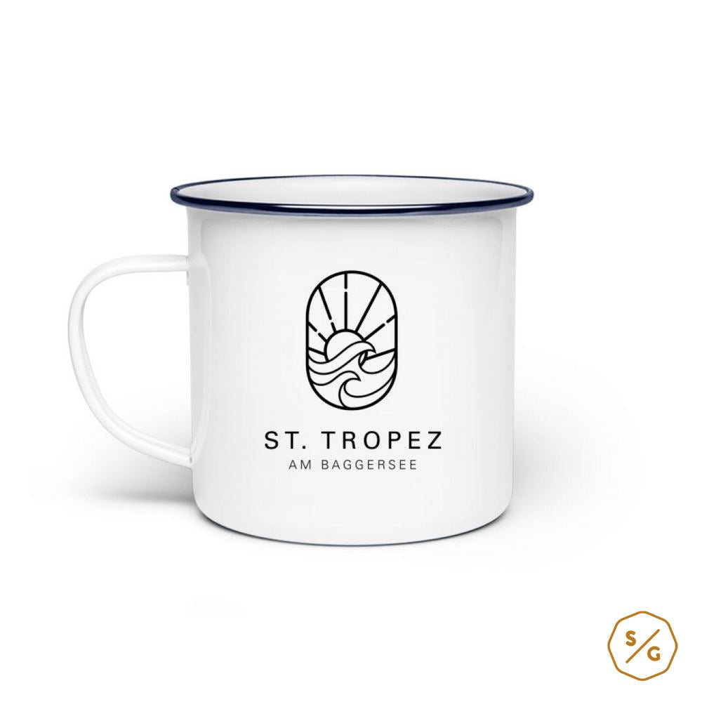 EMAILLE-TASSE (STAHL) • ST. TROPEZ AM BAGGERSEE