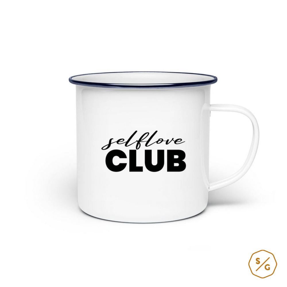 ENAMEL MUG (STEEL) • SELFLOVE CLUB