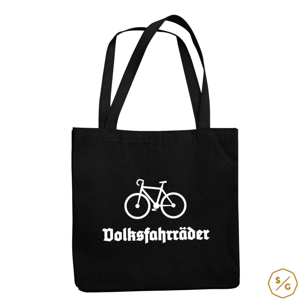 BEDRUCKTE BAUMWOLL-TASCHE • VOLKSFAHRRÄDER