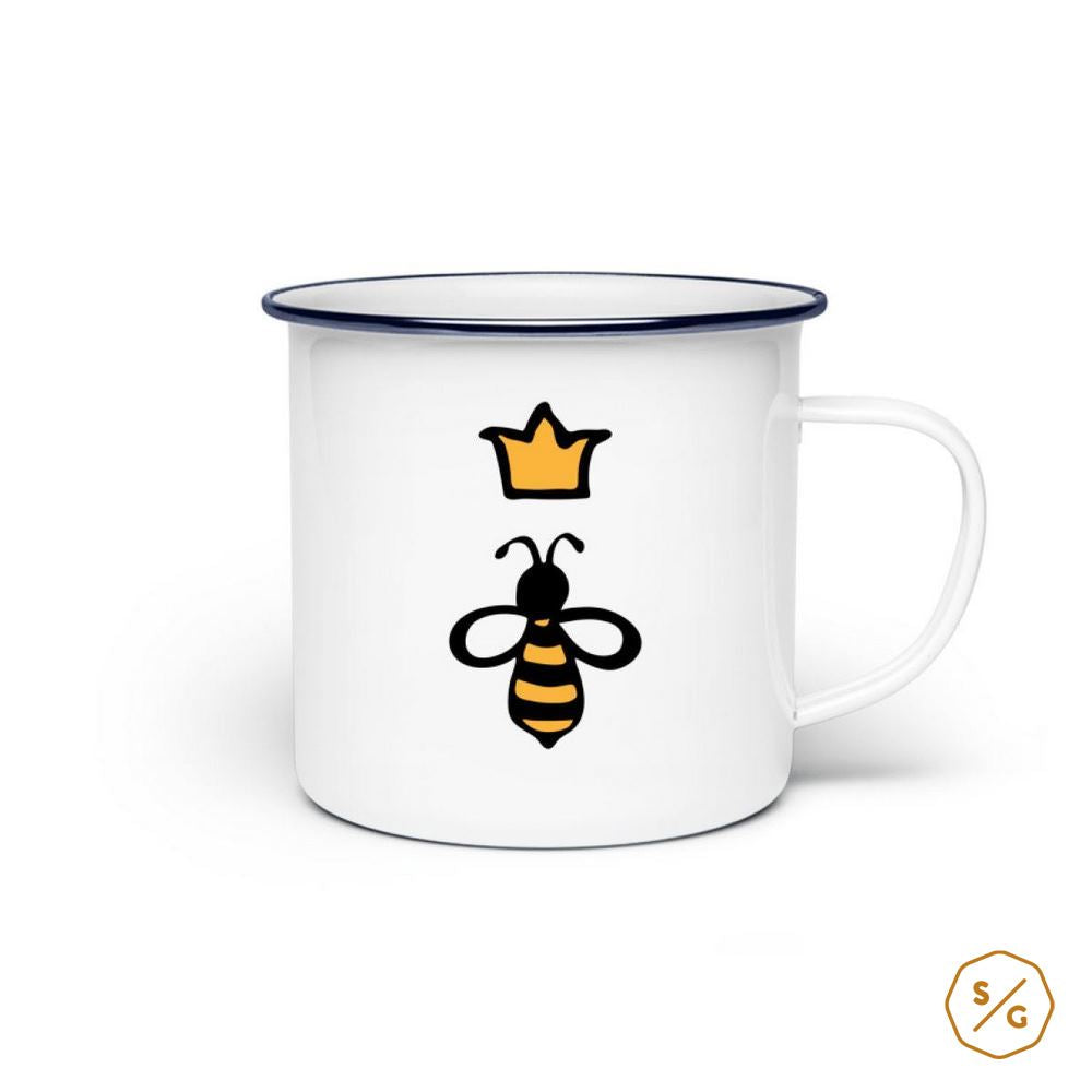 EMAILLE-TASSE (STAHL) • QUEEN BEE