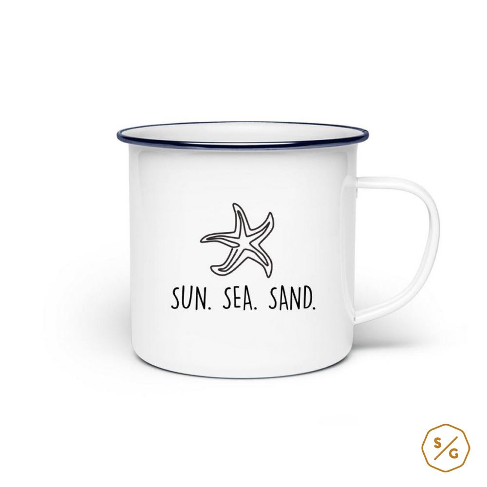 EMAILLE-TASSE (STAHL) • SUN SEA SAND