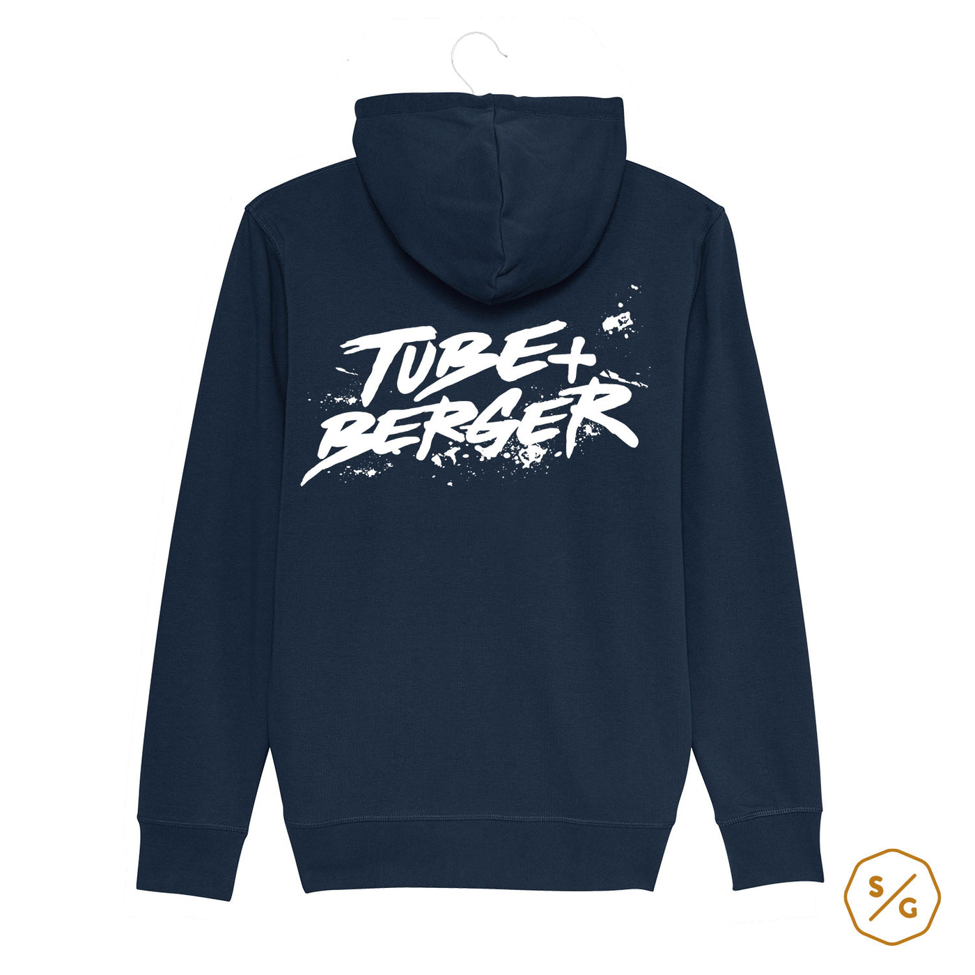 BEDRUCKTER ZIPPER HOODIE • LOGO TUBE & BERGER