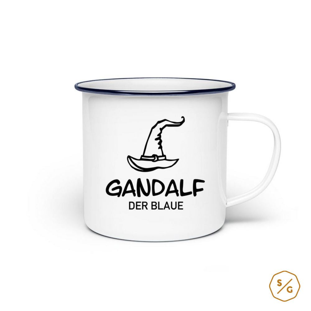 ENAMEL MUG (STEEL) • GANDALF DER BLAUE