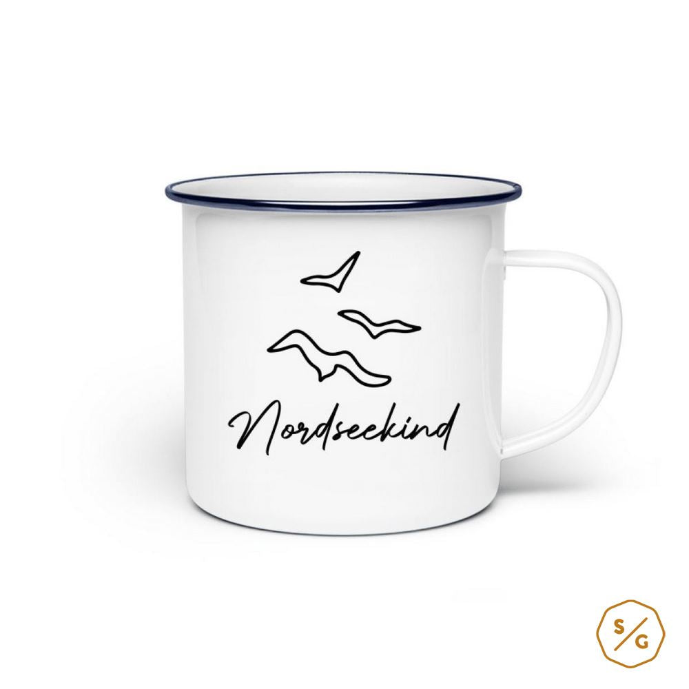 ENAMEL MUG (STEEL) • NORDSEEKIND