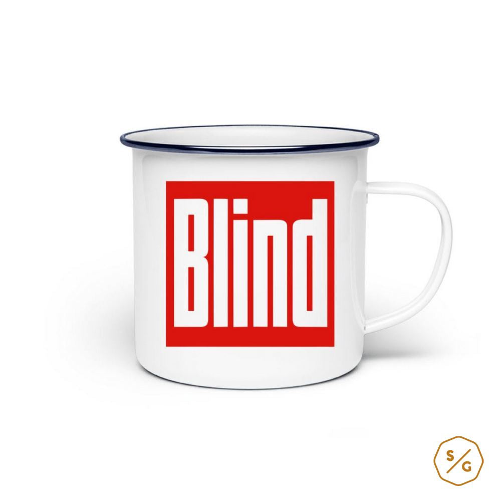 ENAMEL MUG (STEEL) • BLIND