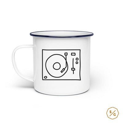 ENAMEL MUG (STEEL) • TURNTABLE SKETCH