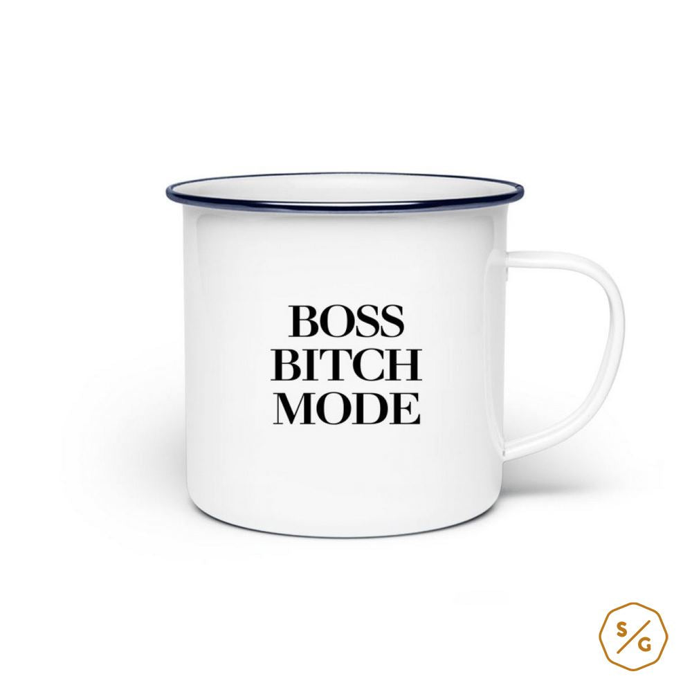 EMAILLE-TASSE (STAHL) • BOSS BITCH MODE