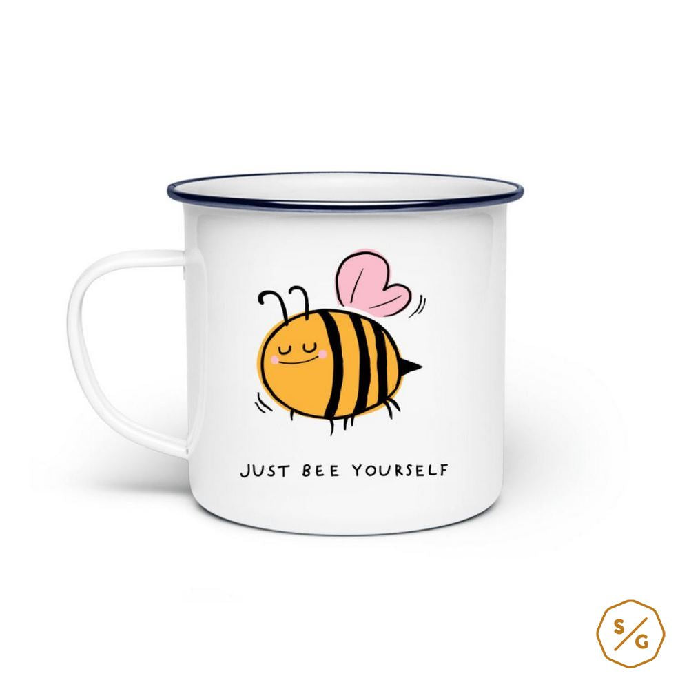 EMAILLE-TASSE (STAHL) • JUST BEE YOURSELF