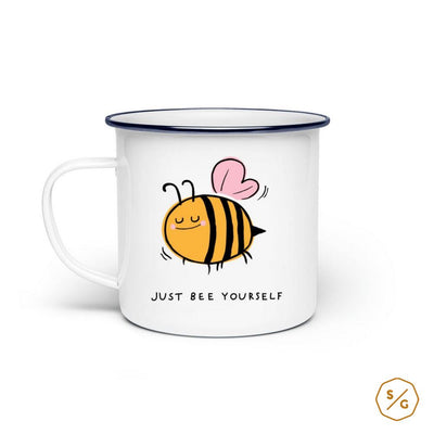 EMAILLE-TASSE (STAHL) • JUST BEE YOURSELF