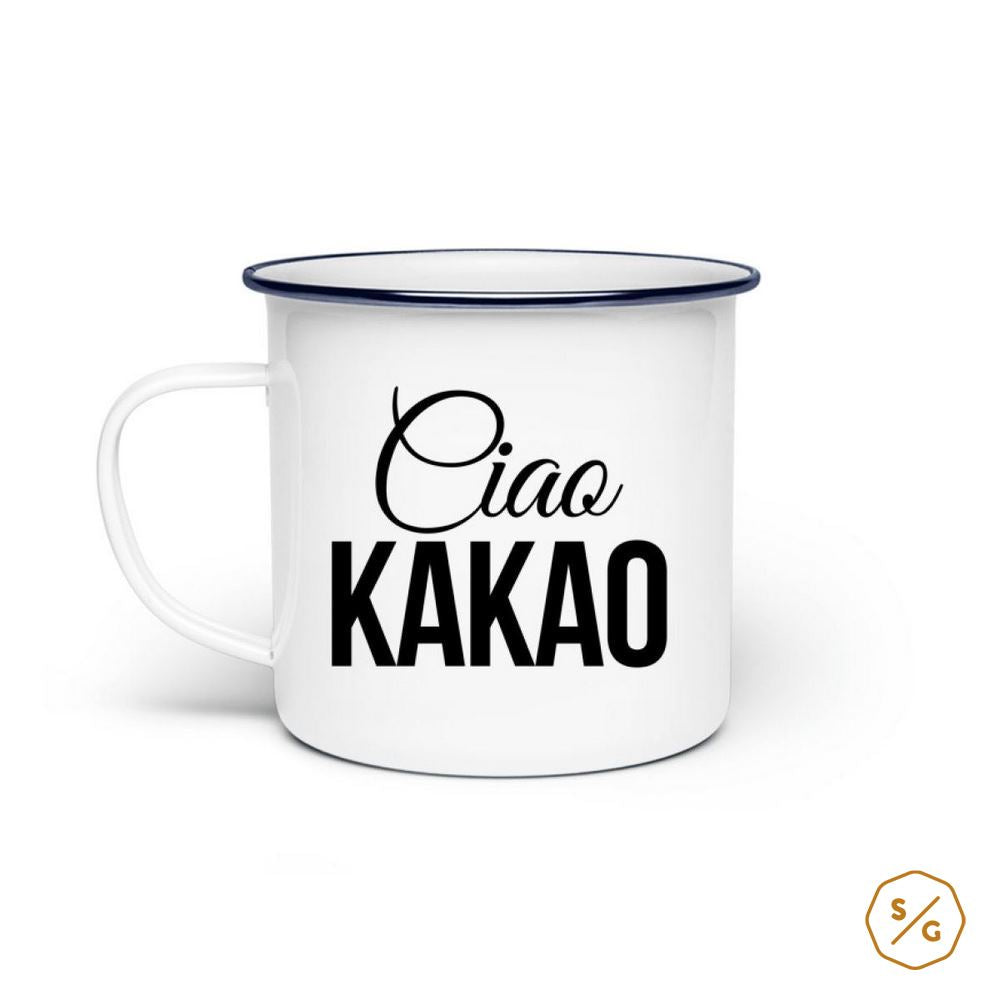 EMAILLE-TASSE (STAHL) • CIAO KAKAO