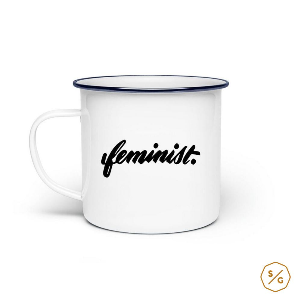 ENAMEL MUG (STEEL) • FEMINIST