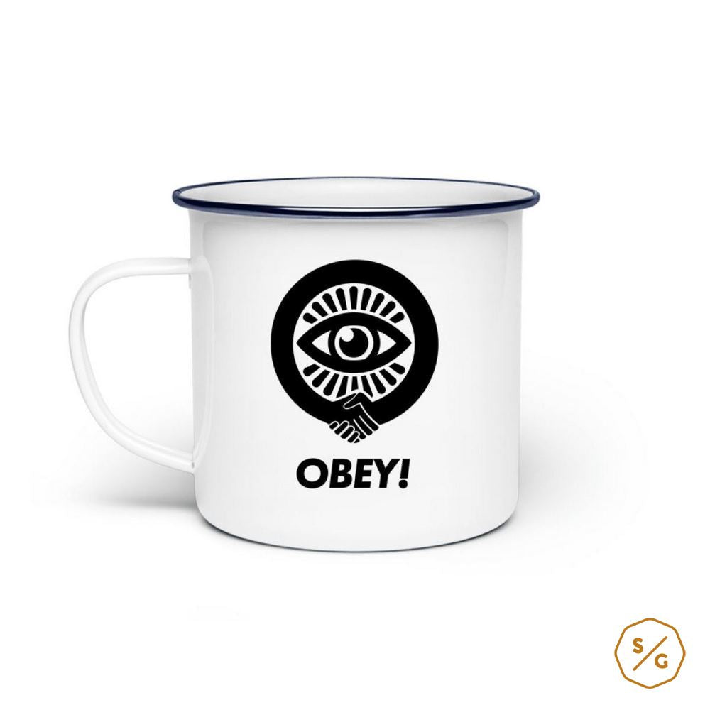 EMAILLE-TASSE (STAHL) • OBEY