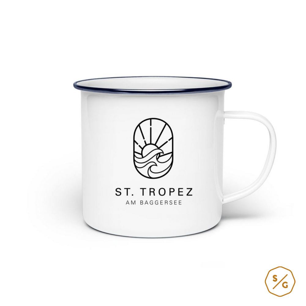 EMAILLE-TASSE (STAHL) • ST. TROPEZ AM BAGGERSEE