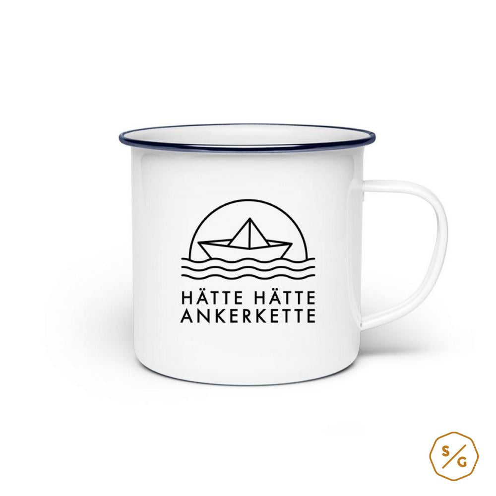 ENAMEL MUG (STEEL) • HÄTTE HÄTTE ANKERKETTE