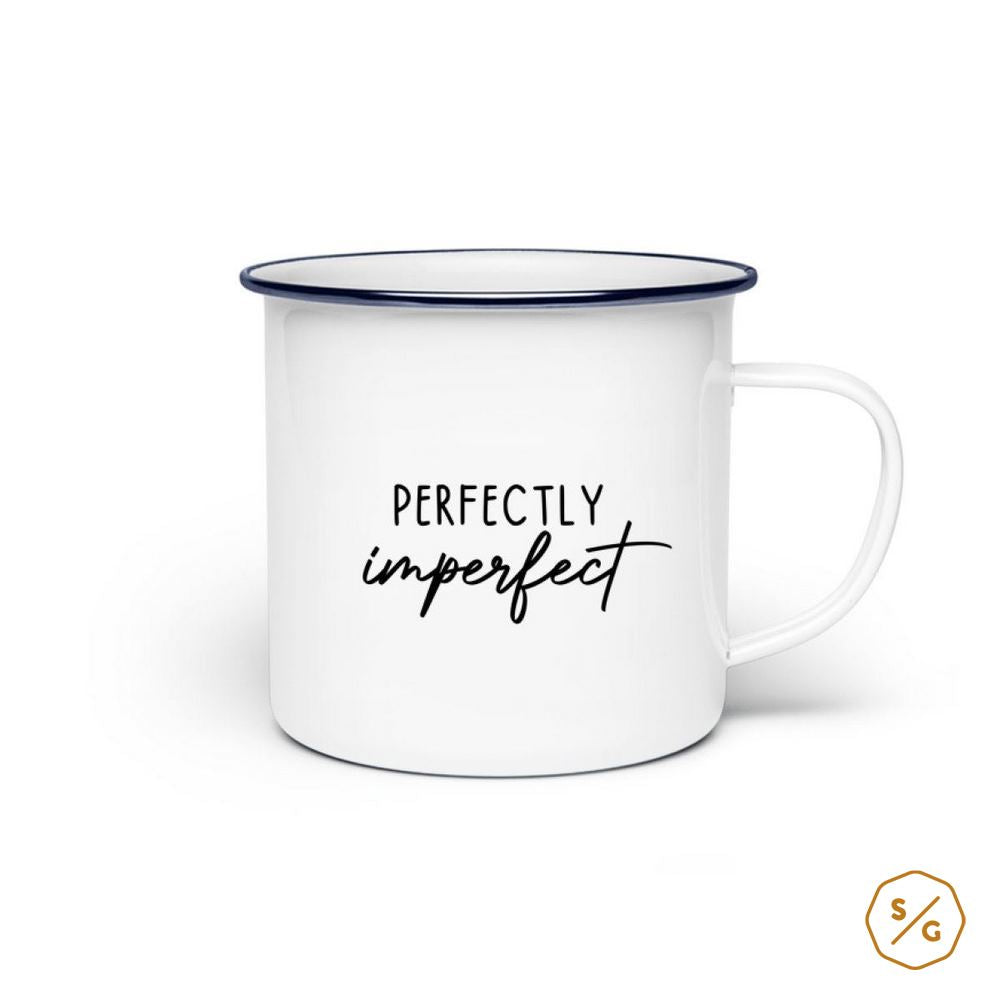 ENAMEL MUG (STEEL) • PERFECTLY IMPERFECT