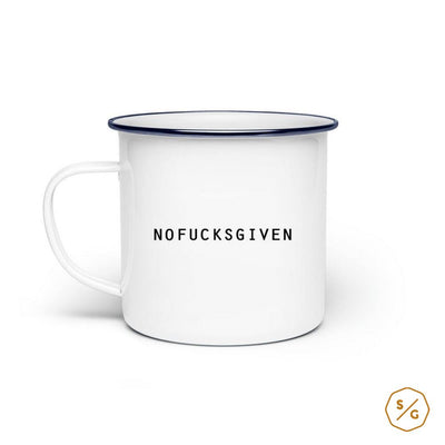 EMAILLE-TASSE (STAHL) • NOFUCKISGIVEN